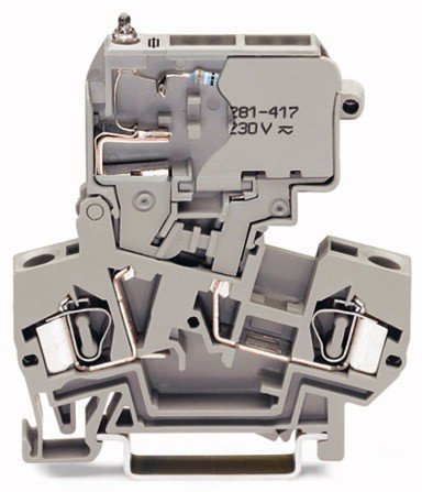 Wago 281-611/281-417 | Fuse Disconnect Terminal Block with pivoting Fuse holder