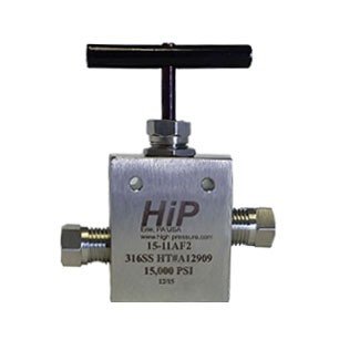 HiP 10F-11NFH 2-Way Straight NPT Pipe Connection Valve