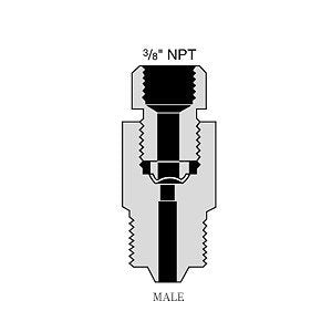 HiP 30-61HM16 Safety Head Male Inlet High Pressure