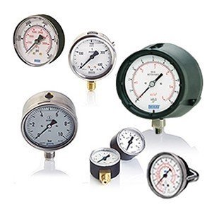 Wika 9693284 111.12 2.5" 400PSI/KGCM2 Bourdon Tube Pressure Gauge Dry ABS Case