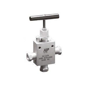 HiP 30-14HF4 3-Way 1-Pressure High Pressure Coned and Threaded Valve