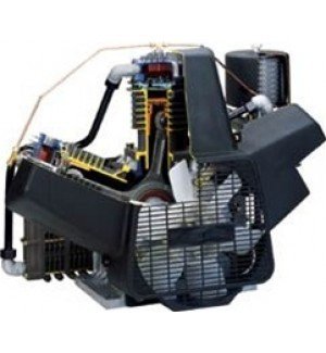 Powerex OPS010 Oil-Less Reciprocating Piston Tank Air Compressor  Pump