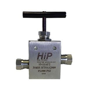HiP 10F-11NFF 2-Way Straight NPT Pipe Connection Valve