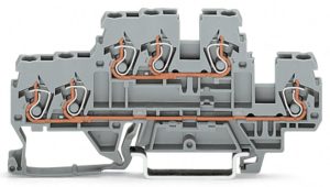 WAGO 870-532 3-Conductor Double-Deck Terminal Block