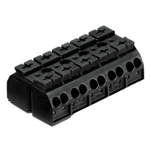 Wago 862-505 TERMINAL BLOCK 5 POLE BLK, WITHOUT MARKING ON TOP